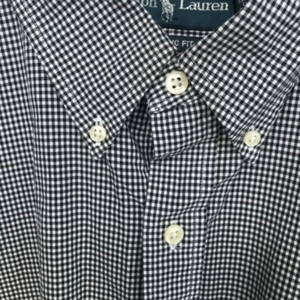 Ralph Lauren Shirts‎ Size 17 Mens Button Down Collar Shirt Long Sleeves